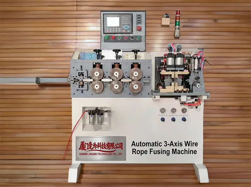 Automatic 3-Axis Wire Rope Fusing Machine for Cable Harness WPM-80SF