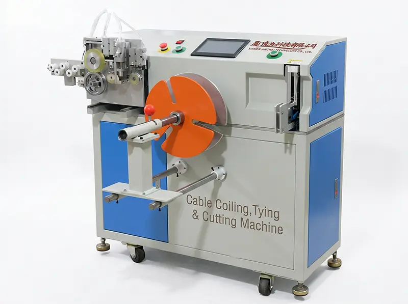 Automatic Cable Coiling, Tying & Cutting Machine WPM-40-80
