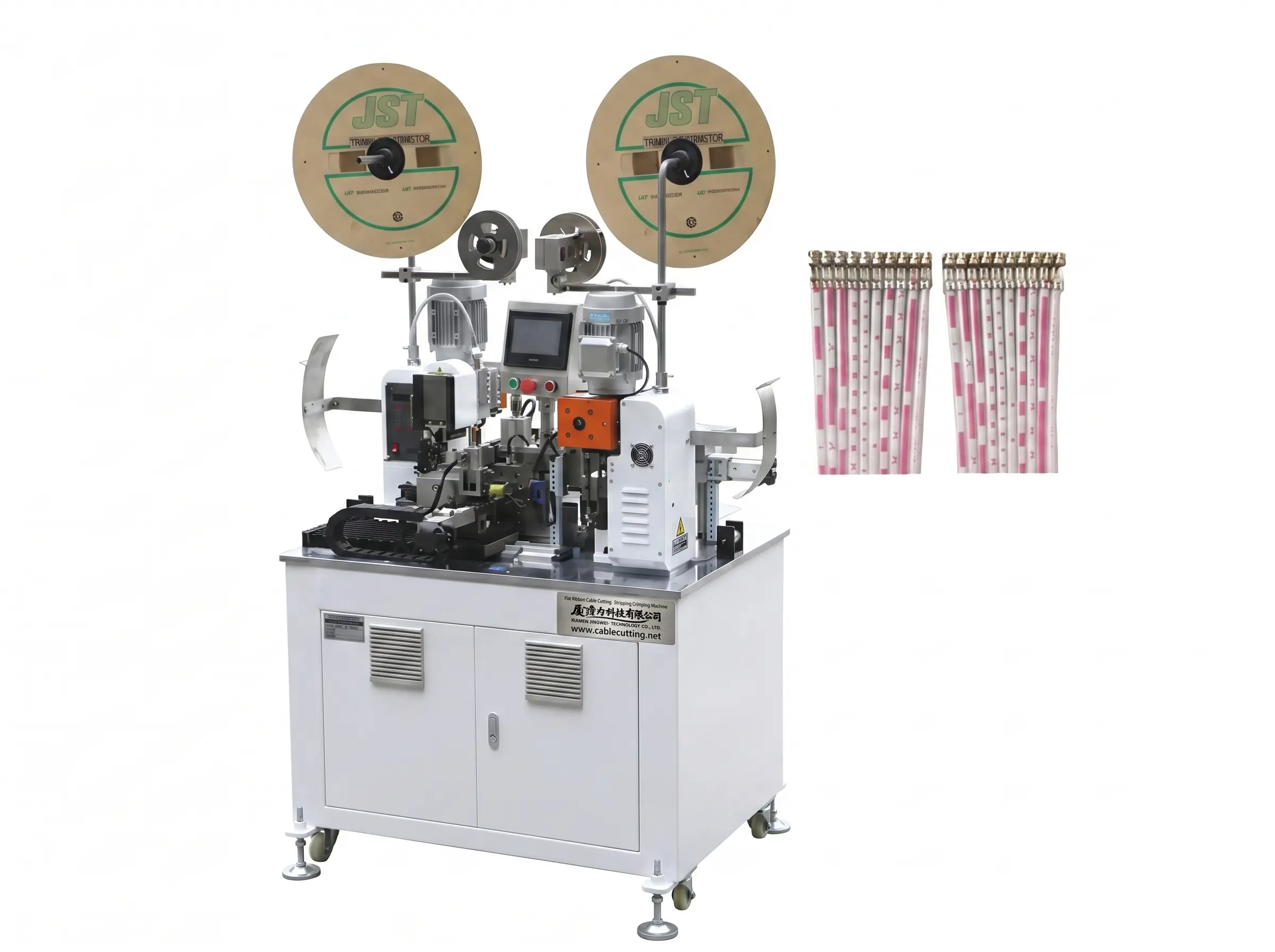 Automatic Flat Ribbon Cable Cutting Stripping Crimping Machine WPM-SP20