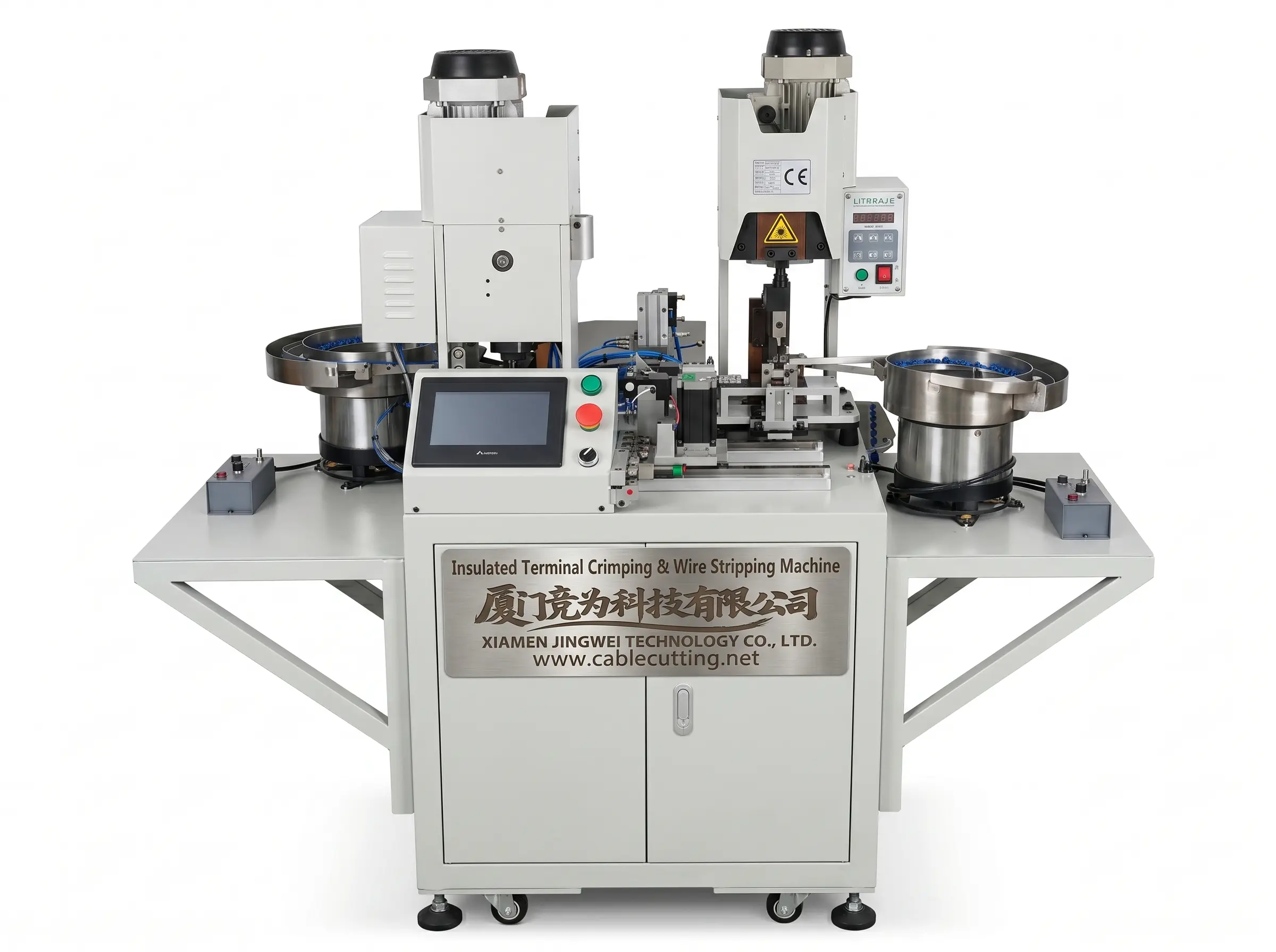 Automatic Insulated Terminal Crimping & Wire Stripping Machine WPM-R8B