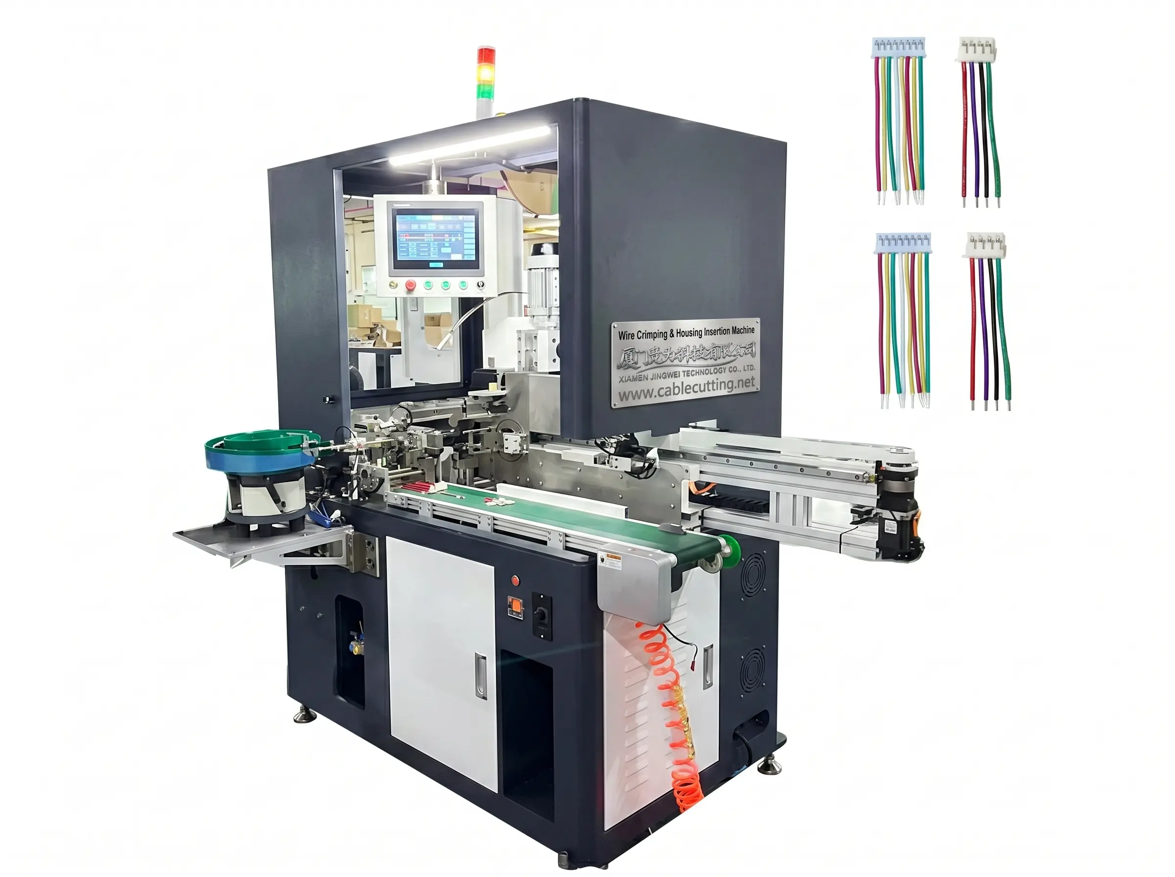 Fully Automatic Wire Crimping & Housing Insertion Machine WPM-5505