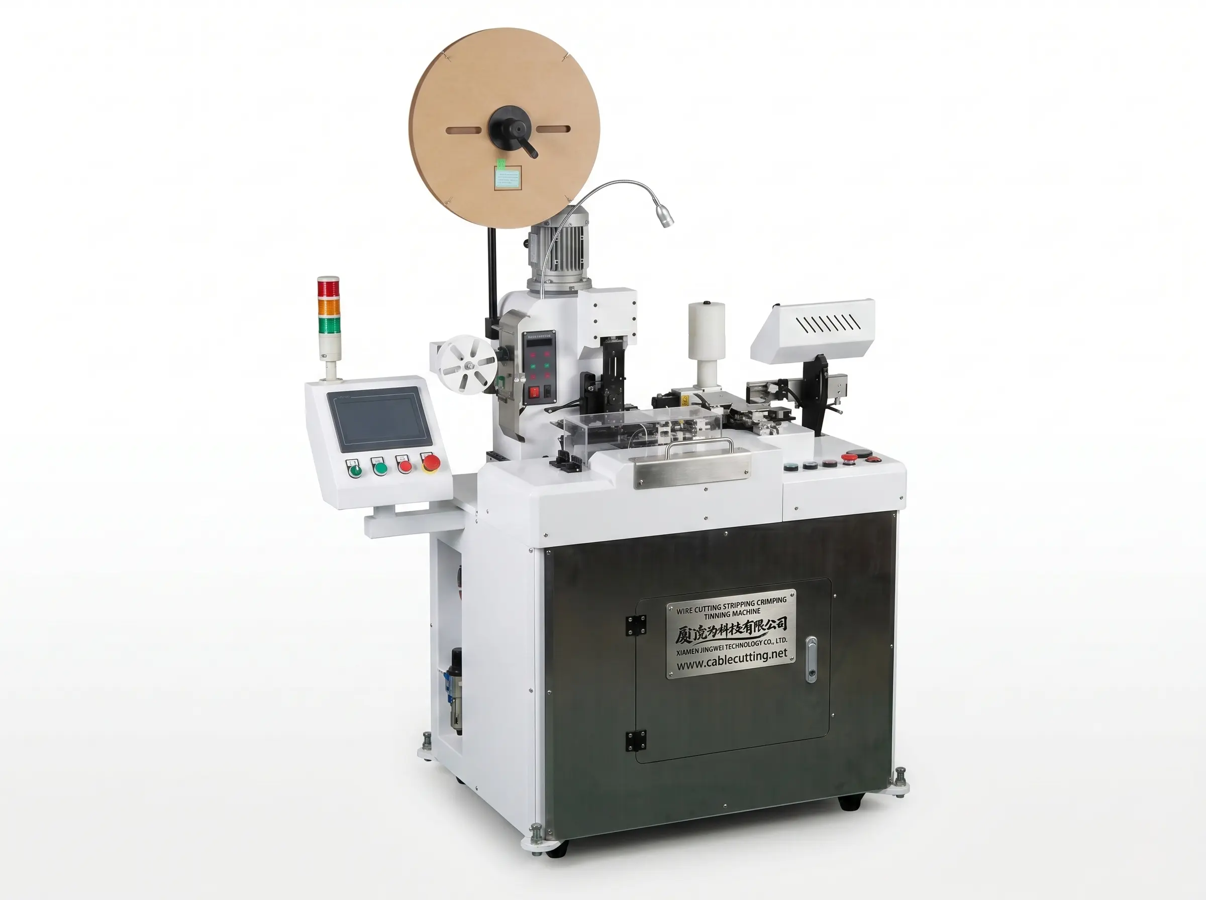 Automatic 5-Wire Cutting Stripping Crimping Tinning Machine WPM-109