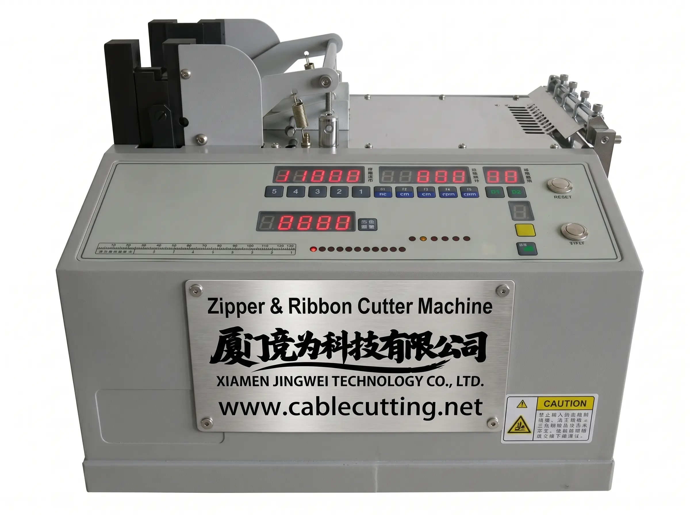 Automatic Zipper & Ribbon Cutter Machine 120pcs/min WPM-850
