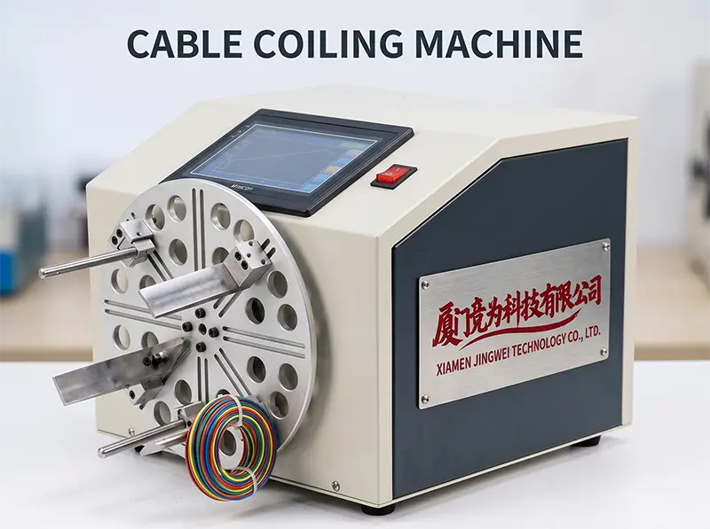 Automatic Cable Coiling Machine with Adjustable Speed WPM-2009L