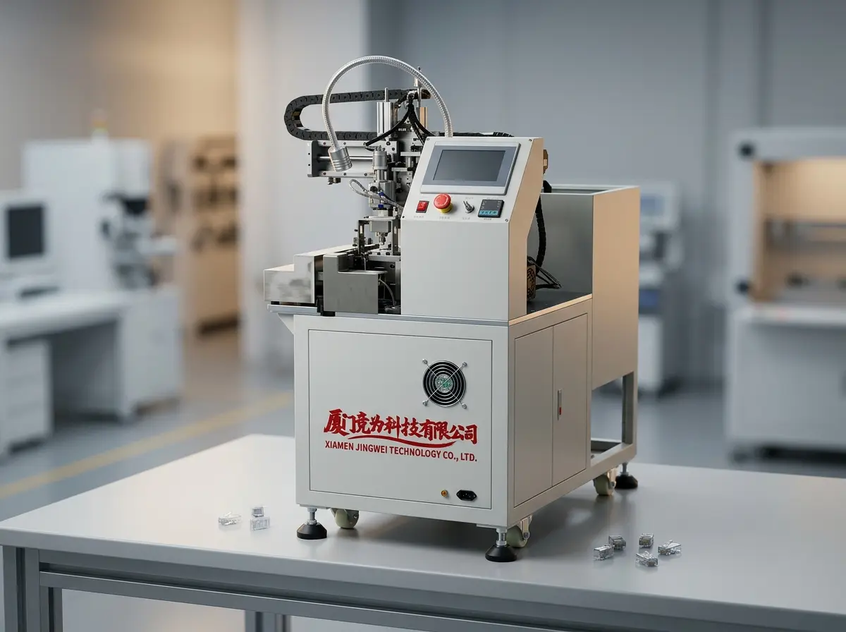 Automatic Crystal Head Riveting Press for RJ45 Connectors SJM01