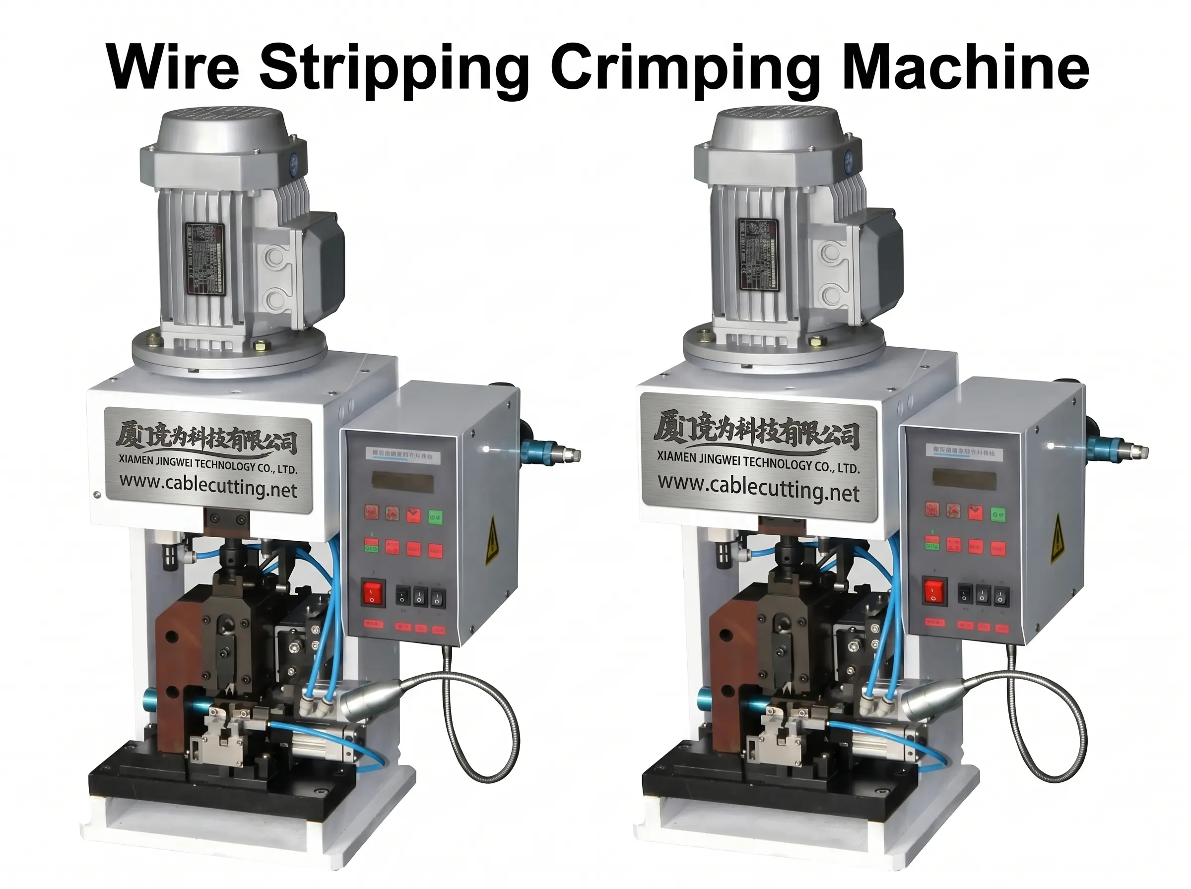 Automatic End-Feed Wire Stripping & Crimping Machine WPM-2008A2-E