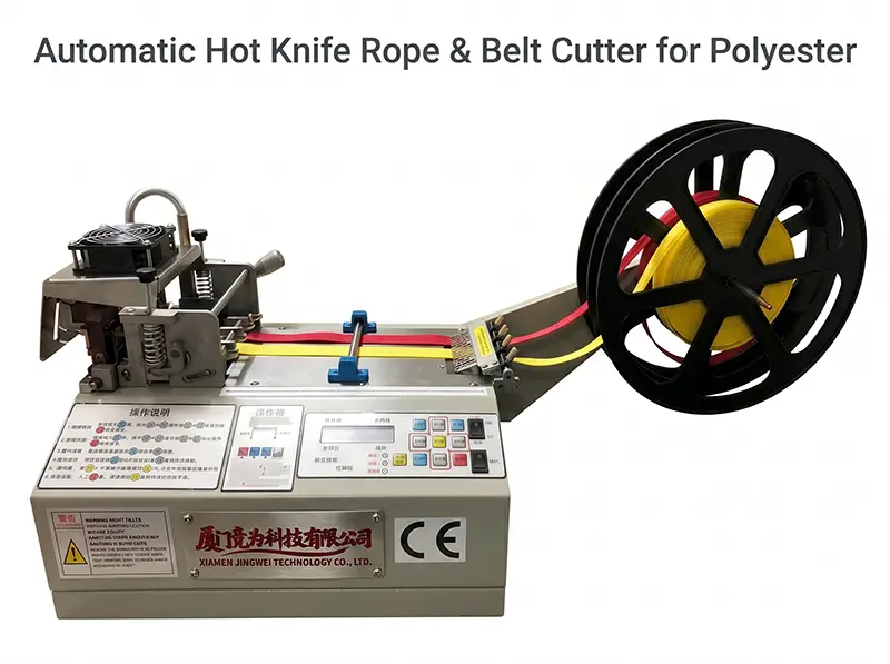 Automatic Hot Knife Rope & Belt Cutter for Polyester WPM-919N