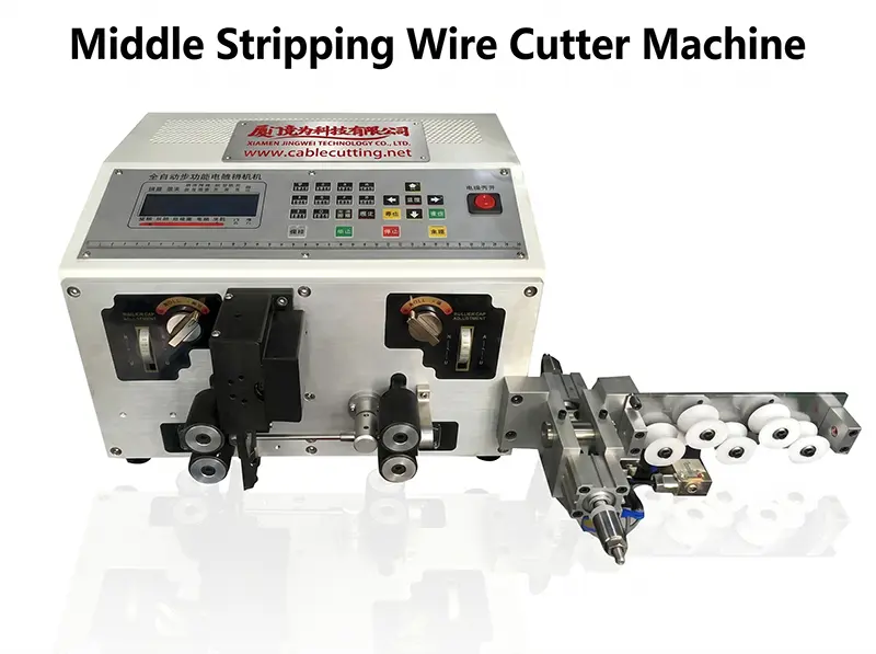 Automatic Middle Stripping Wire Cutter Machine for 0.1-4.5mm² Wires WPM-0-4M