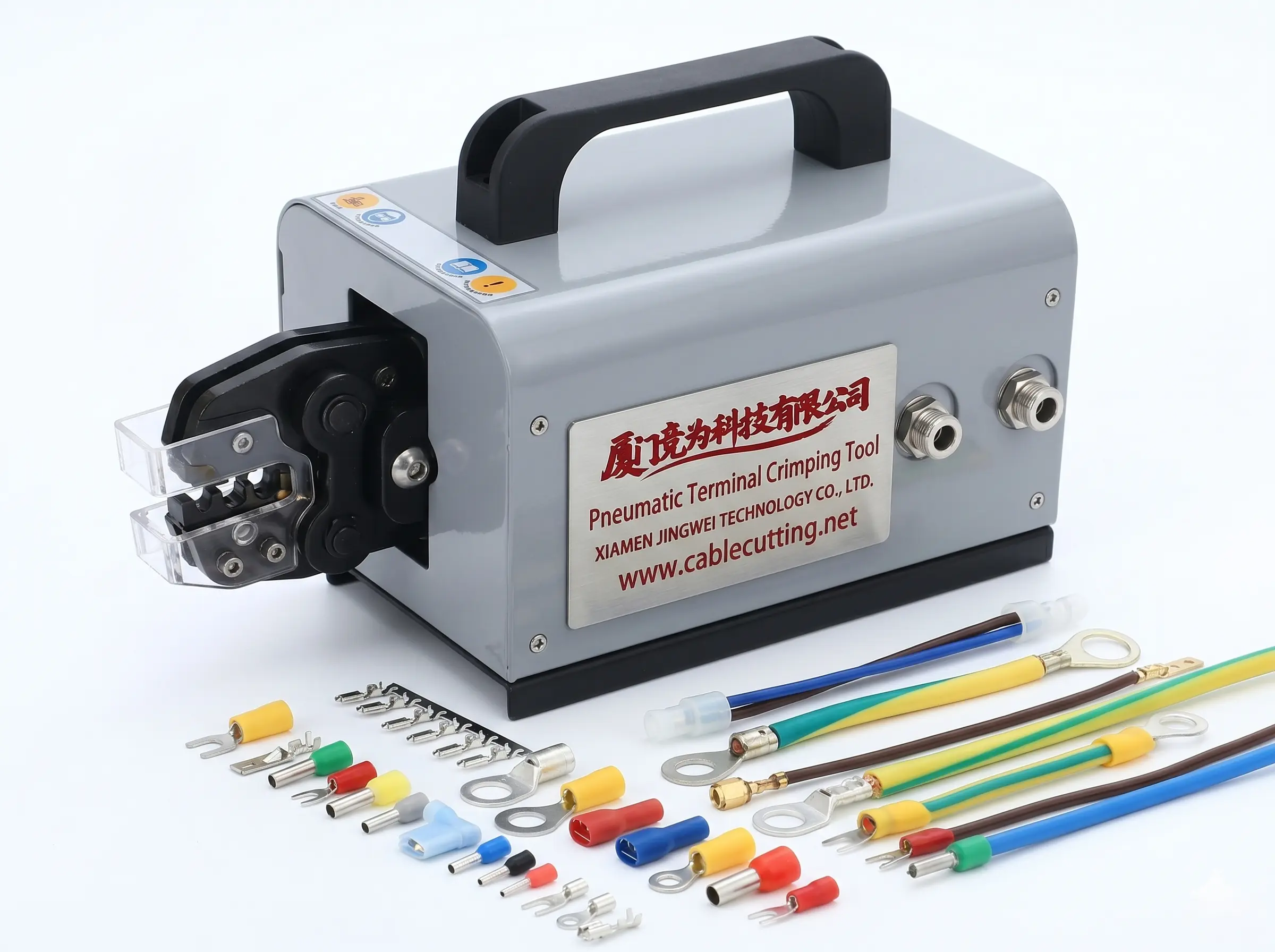 Pneumatic Terminal Crimping Tool with Interchangeable Dies JW-25M
