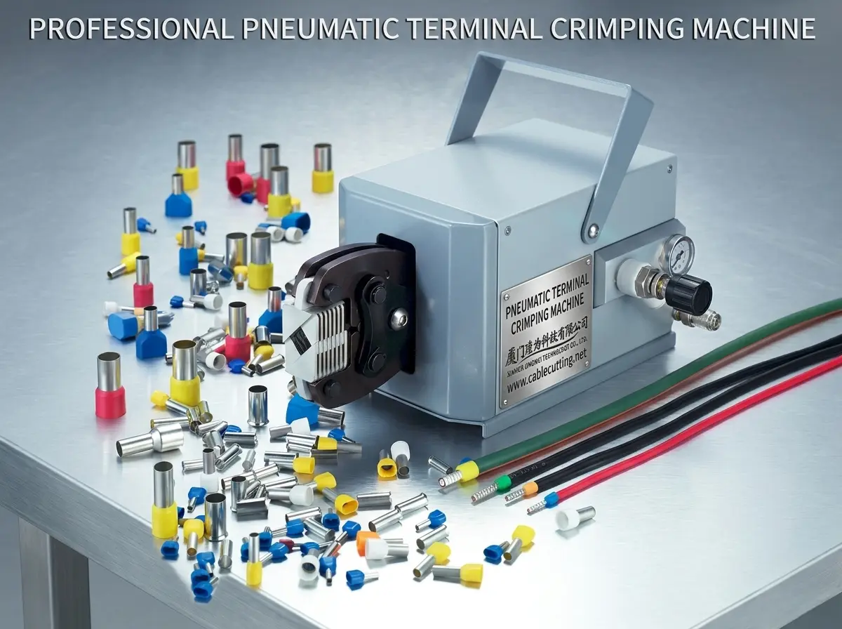 Pneumatic Terminal Crimping Machine 0.25-120mm² Range WPM-120Y