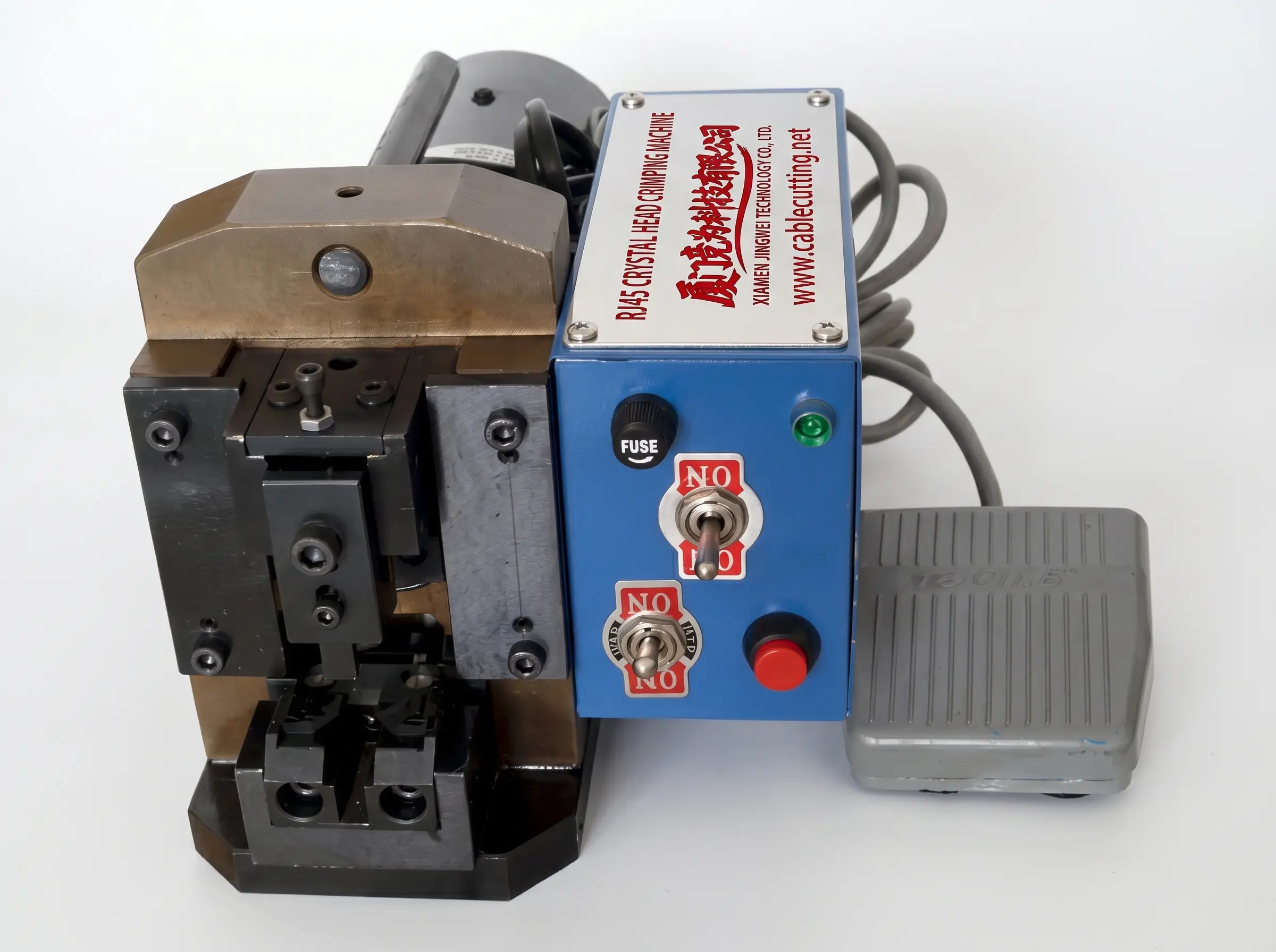 RJ45 Crystal Head Crimping Machine - Silent & High Precision WPM-PC