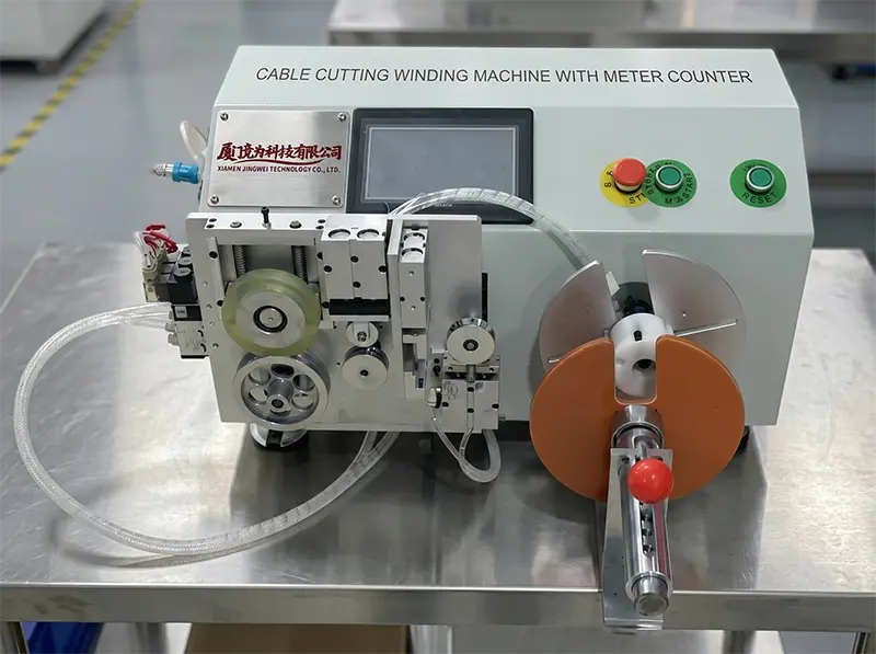 Semi-Automatic Cable Cutting Winding Machine with Meter Counter WPM-2009LC