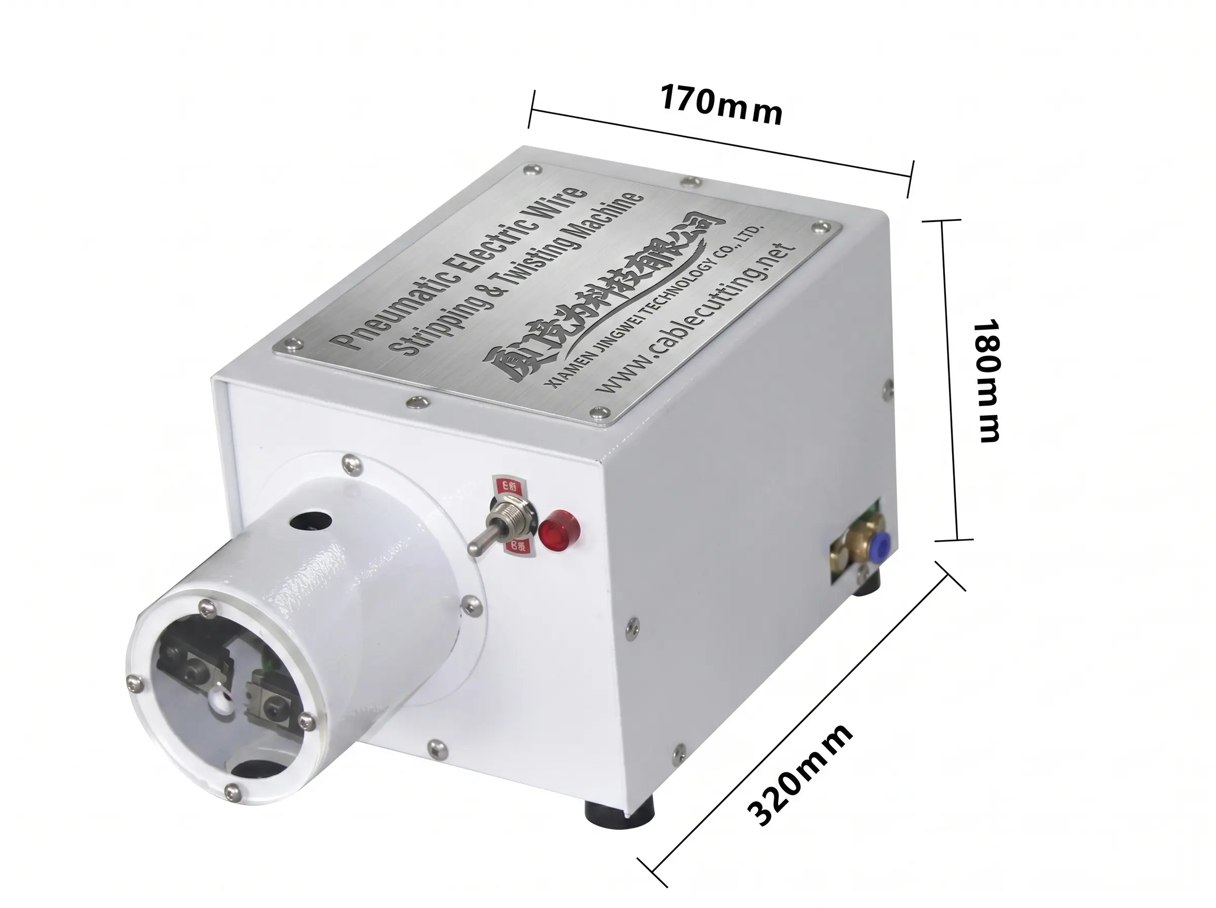 Semi-Automatic Pneumatic Electric Wire Stripping & Twisting Machine WPM-200