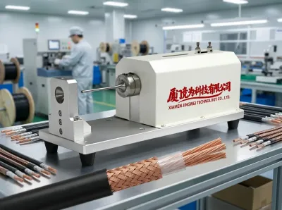 Automatic Shielded Wire Brushing & Twisting Machine WPM-03B