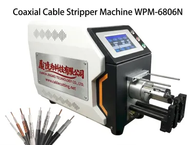 Automatic Coaxial Cable Cutting & Stripping Machine WPM-9600S