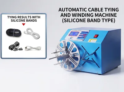 Compact Rubber Band Cable Tying Machine WPM-K288