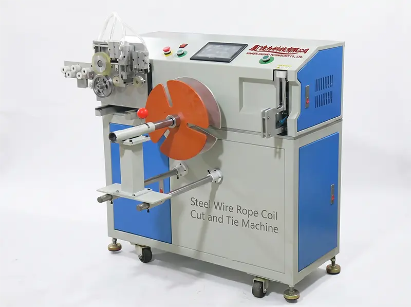 Automatic Steel Wire Rope Coiling, Cutting & Tying Machine WPM-40-80S