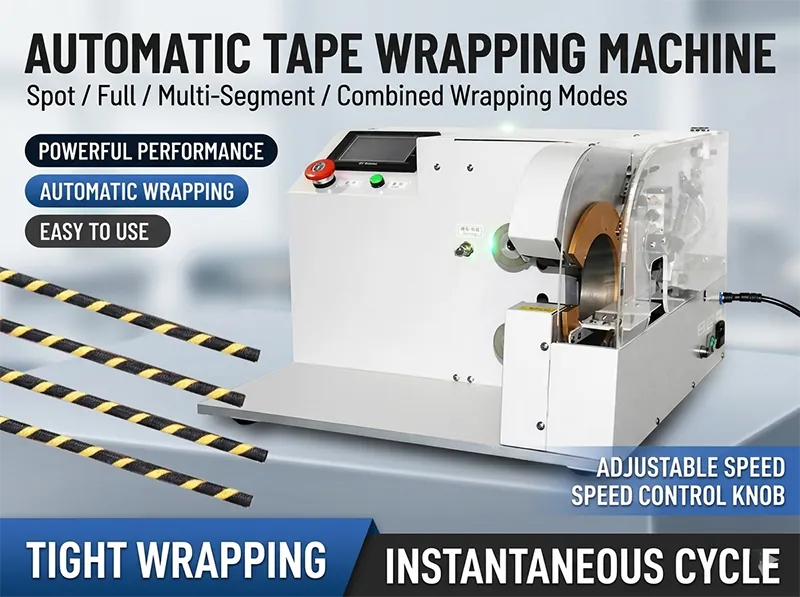 Touch Screen Tape Wrapping Machine for Wire Harness WPM-303