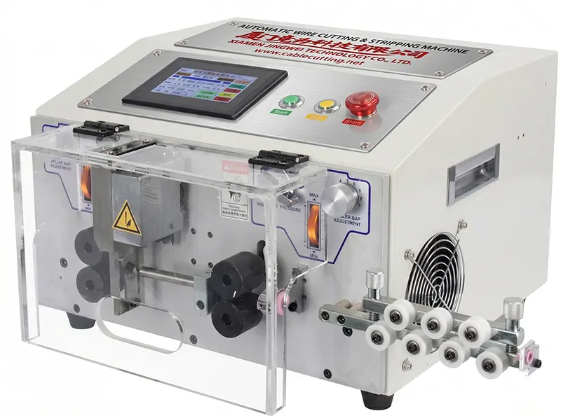 Touchscreen Wire Stripping Cutting Machine for 0.1-10mm² Wires WPM-JE2S