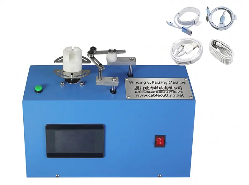 Automatic USB Cable Winding & Packing Machine WPM-2024B