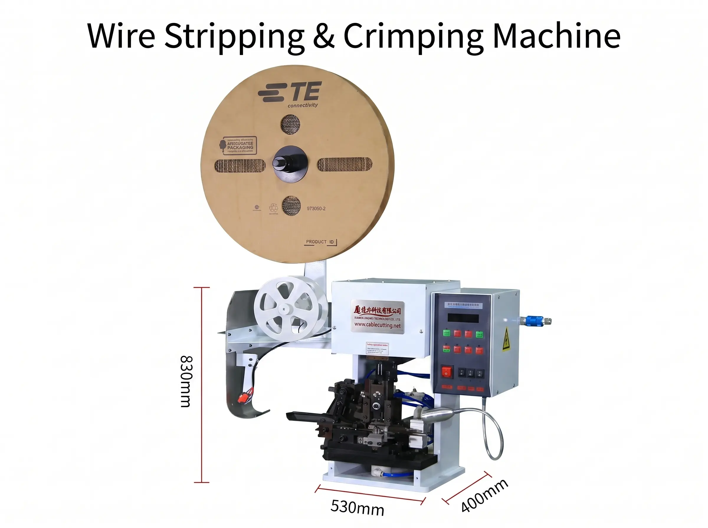 Automatic Wire Stripping & Crimping Machine 5000pcs/h WPM-2008A2