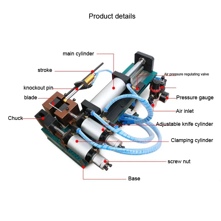 Pneumatic Cable Wire Stripping Machine for 0-5mm Wires WPM-305