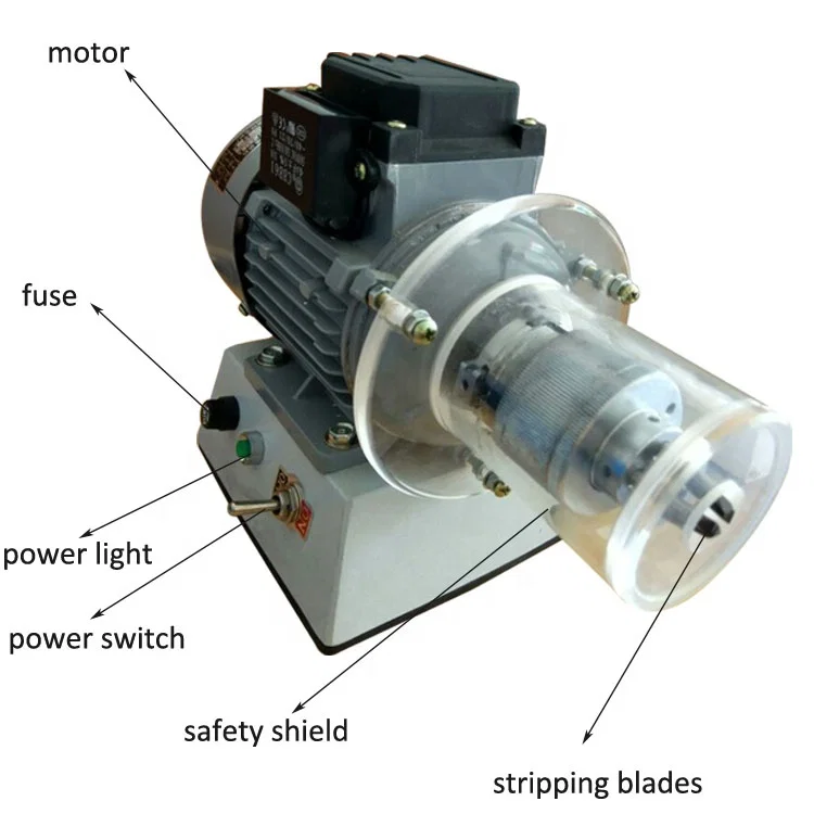 Enamel copper wire stripping machine, copper wire enamel remover machine