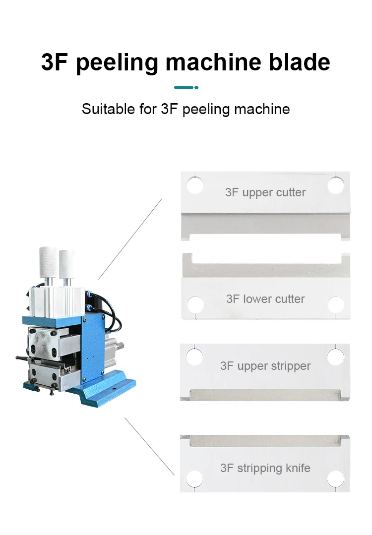 Vertical Wire Stripper Blades - Precision Insulation Removal
