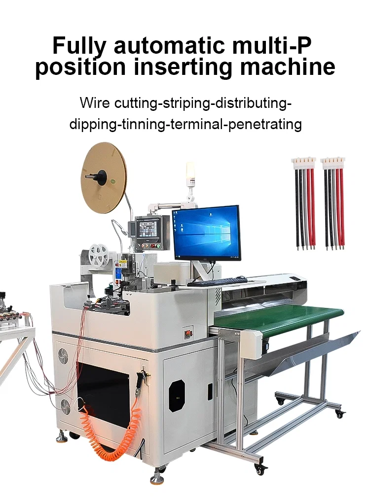 multiple wires penetrate plastic plugs shell, wire stripping position terminal crimping tinning machine, View Plastic shell inserting machine multiple wires penetrate plastic plugs shell, wire stripping position terminal crimping tinning machine, View Plastic shell inserting machine
