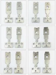 Terminals Crimping Mold Blade Machine Kits Terminal Applicator blades for Dupont 2.0 and 2.54 terminal Brass press die