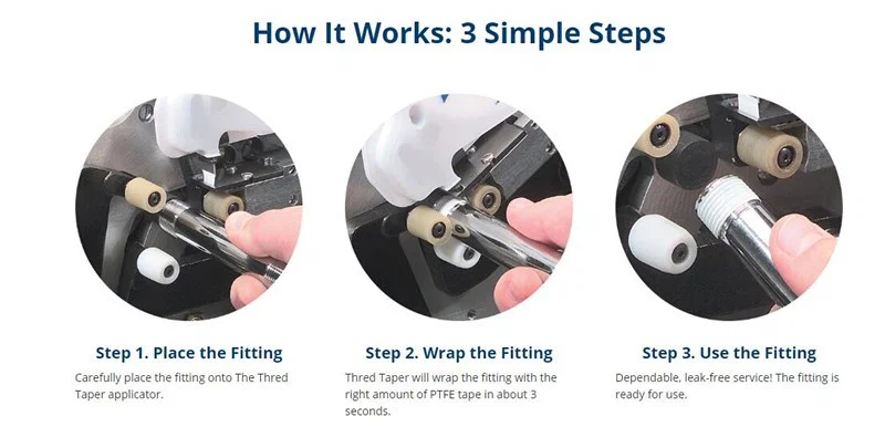 pipe threads teflon tape wrapping machine