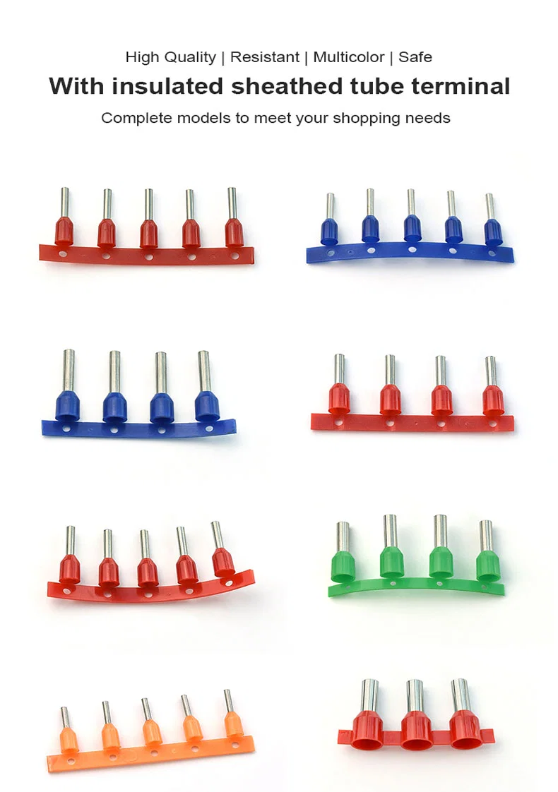 Continuous PIN Terminals - PVC Insulated, Copper, Tin Plated