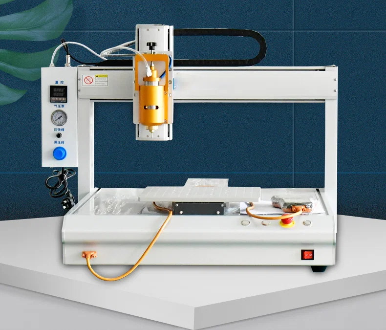 Automatic 30ML PUR Hot Melt Desktop Glue Dispensing Robot WPM-551