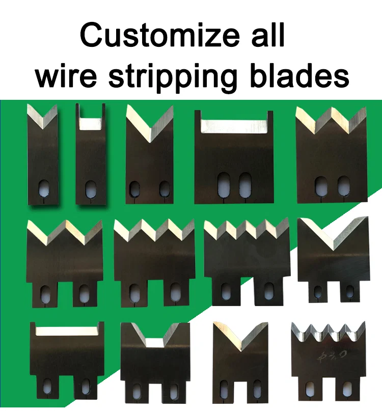 Wire Stripper Crimper Blades
