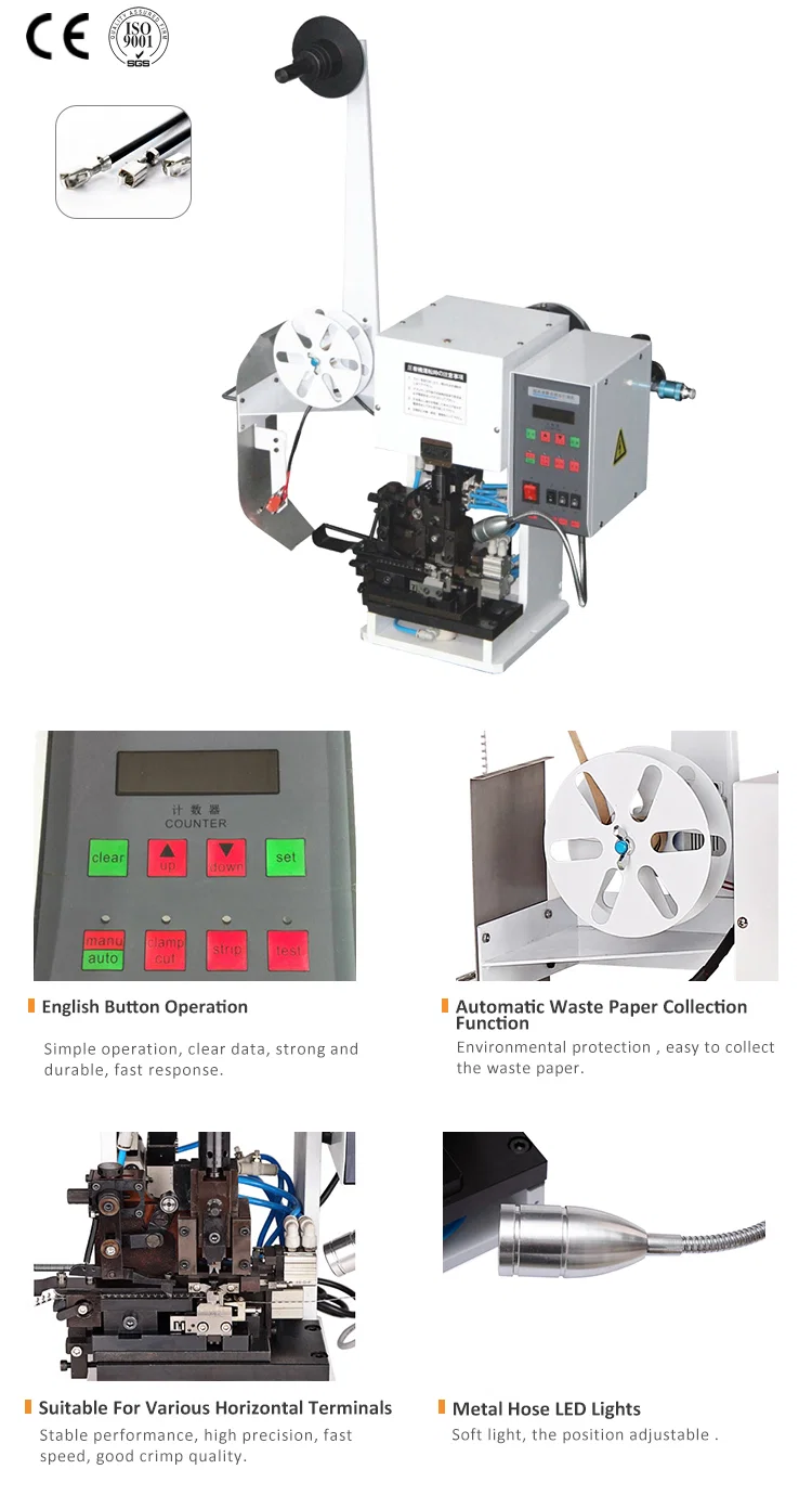 stripping crimping terminal machine, Wire Stripping Crimping Machine,Wire Crimp Machine