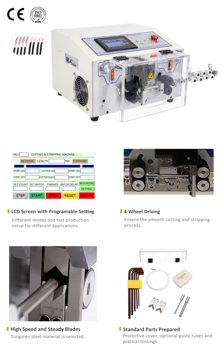 Touch screen control jacket Cable Wire cutting stripping machine (WPM-HT2S), Wire Stripping Machine, Wire Cutting Machine, Stripping Wire Round Sheathed Cable Touch screen control jacket Cable Wire cutting stripping machine (WPM-HT2S), Wire Stripping Machine, Wire Cutting Machine, Stripping Wire Round Sheathed Cable