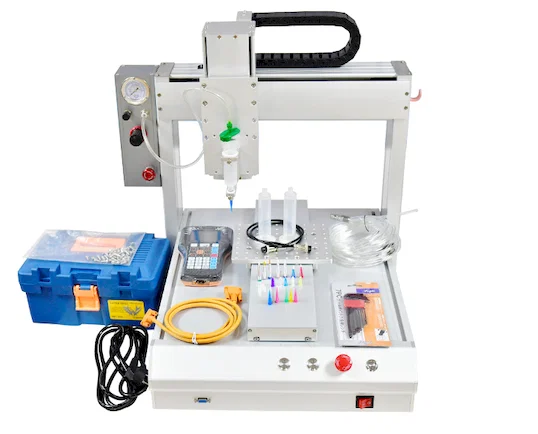 4-Axis Automatic Rotating Dispensing Robot | High-Efficiency Glue Spreader